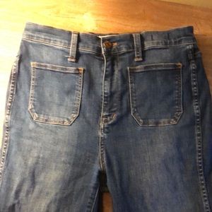Madewell High Waisted Sailor Jeans